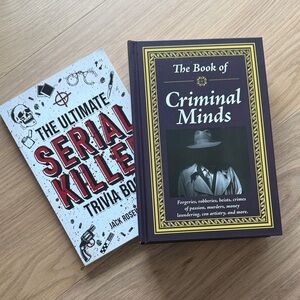The book of Criminal Minds and Serial Killer Trivia Books